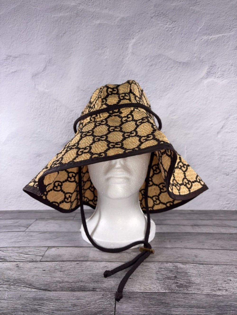Wide Brim Straw Sun Hat Coastal Vacation Beach Resort Summer Hat - Picture 5 of 11